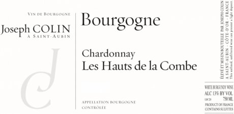 Joseph Colin Bourgogne Blanc La Combe 22