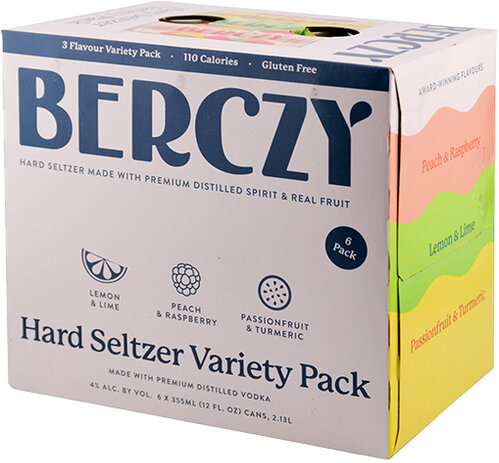 Berczy Vodka Seltzer Variety 8pk