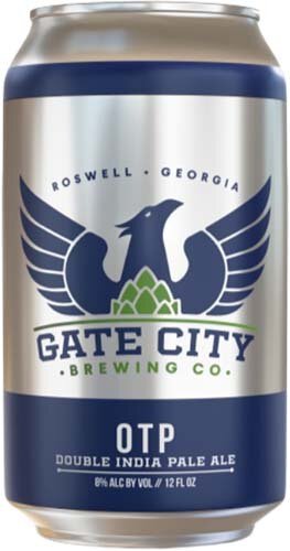 Gate City Otp Double Ipa 6 Paclk 12 oz Cans