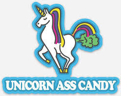 Unicorn Ass Candy