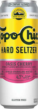 Topo Chico Hard Seltzer Oasis Cherry