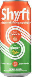 Shyft Flavor Shifting Cocktail Peach Ginger