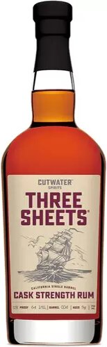 Cutwater Spirits Three Sheets Cask Strength Rum