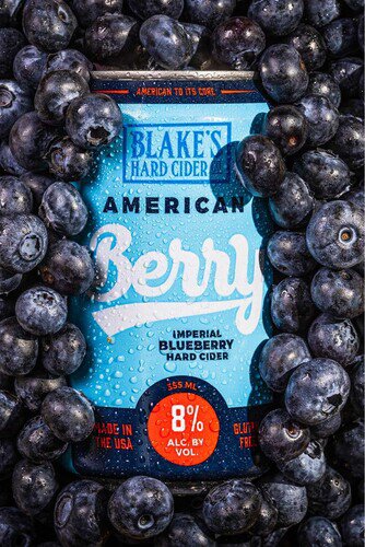 Blakes Hard Cider Backyard Berry Blueberry Cider