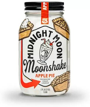 Midnight Moon Moonshakes Apple Pie Moonshine Cream Liqueur