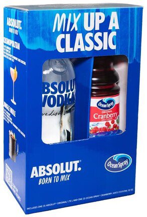 Absolut With Cranberry Juice Pack