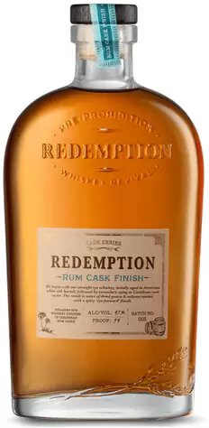 Redemption Rum Cask Finish Straight Rye Whiskey