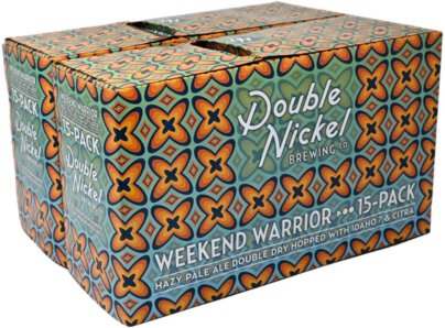Weekend Warrior Hazy Pale Ale Double Dry Hopped Double Nickel Breweing