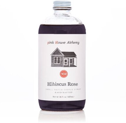 Pink House Alchemy Hibiscus Rose Simple Syrup