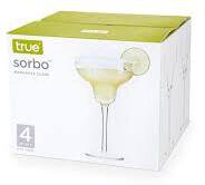 True Brands Sorbo Margarita Glasses