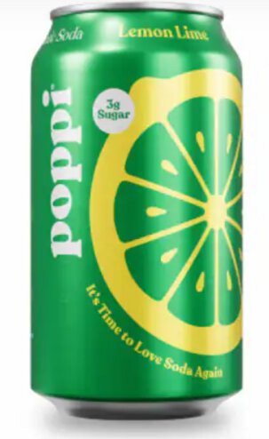 Poppi Lemon Lime Prebiotic Soda