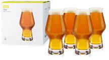 True Brands IPA Beer Glasses