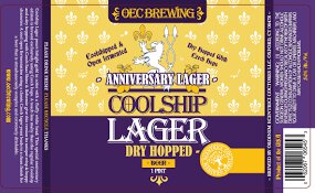Oec Brewing Coolship 10th Anniversary Lager