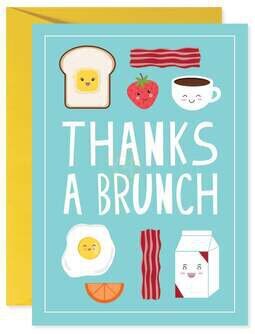 Thanks Card Thanks A Brunch