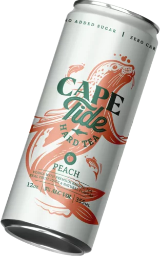 Cape Tide Hard Tea Peach 120z