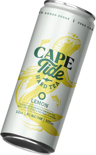 Cape Tide Hard Tea Lemon 120z