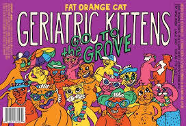 Fat Orange Cat Geriatric Kittens Go To The Grove