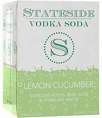Stateside Vodka Soda Lemon Cucumber