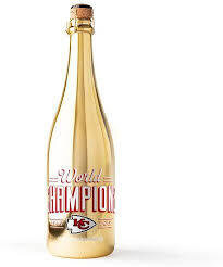 Chiefs Champions Metallic Gold Bubbly