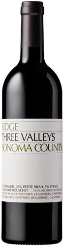 Ridge Three Valleys Zinfandel
