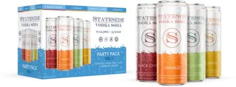 Stateside Vodka Soda Variety 8pk Cans