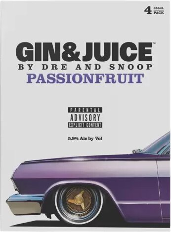 Gin & Juice By Dre & Snoop Passionfruit Cocktail