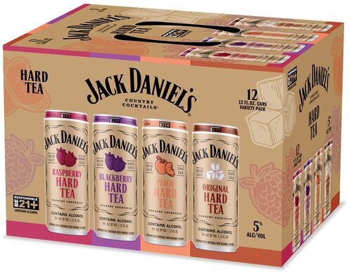 Jack Daniels Country Cocktails Hard Tea Variety 12PK Cans