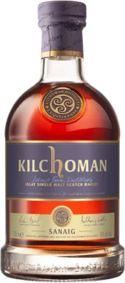 Kilchoman Islay Sanaig Bourbon Cask Single Malt Scotch Whiskey