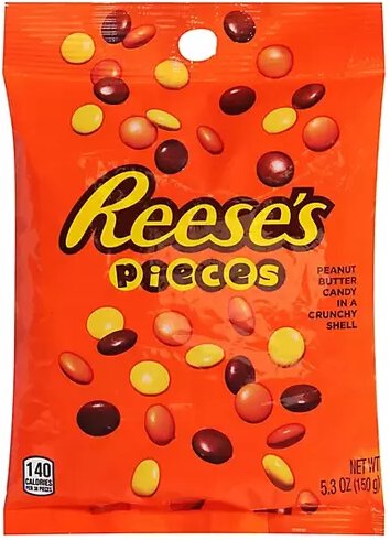Reeses Pieces Peanut Butter Candy Bag