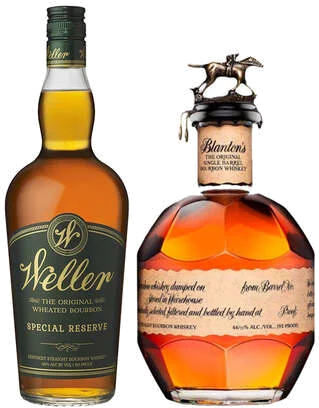 WELLER SPECIAL RESERVE  & BLANTON'S SINGLE BARREL COMBO