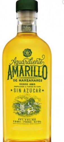 Aguardiente Amarillo De Manzanares Sin Azucar