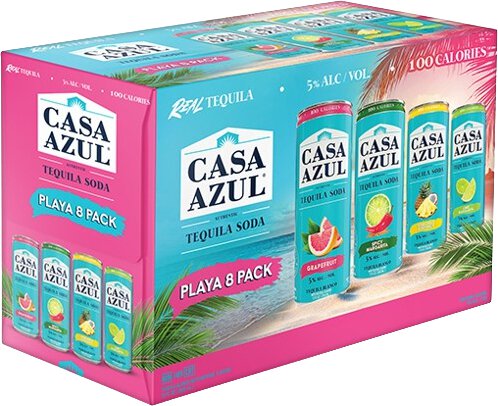 Casa Azul Tequila Soda Playa Pack Variety