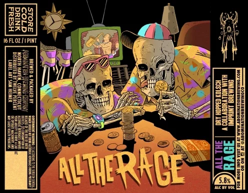 ABOMINATION  ALL THE RAGE  4/16 OZ CAN