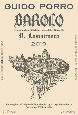 Guido Porro Barolo 'Vigna Lazzairasco'