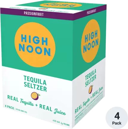 COMBO - HIGH NOON PASSIONFRUIT TEQUILA SELTZER X4