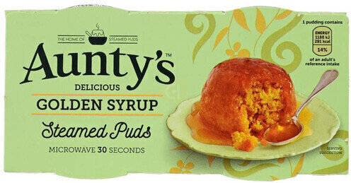 Auntys Golden Syrup Pudding