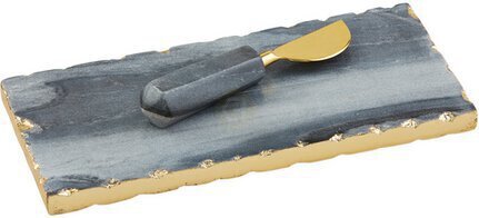 Gray Marble Everything Plate