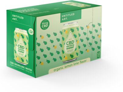 Untitled Art CBD Lemon Lime Seltzer