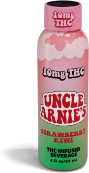 Uncle Arnies Strawberry Kiwi 10mg THC Infused Beverage