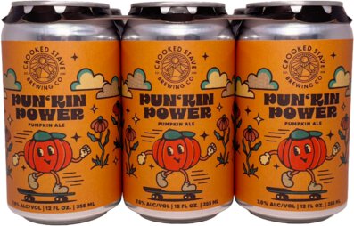 CROOKED STAVE PUN'KIN POWER PUMPKIN ALE 6PK CNS
