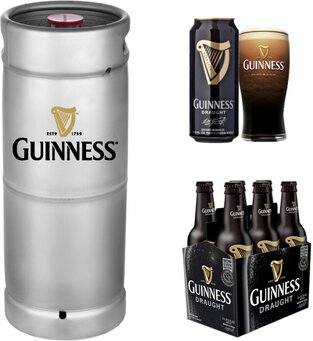 GUINNESS DRAUGHT 1/6 KEG (Sixtel)