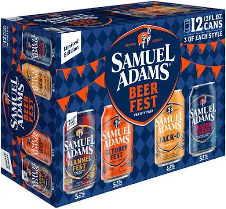 Samuel Adams Beer Fest Variety Pack