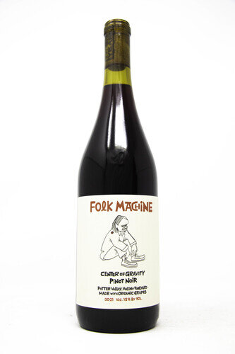 Folk Machine Center Of Gravity Pinot Noir Natural Organic Potter Valley Californ