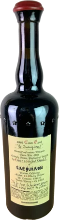Sine Qua Non The Inaugural Syrah 2003
