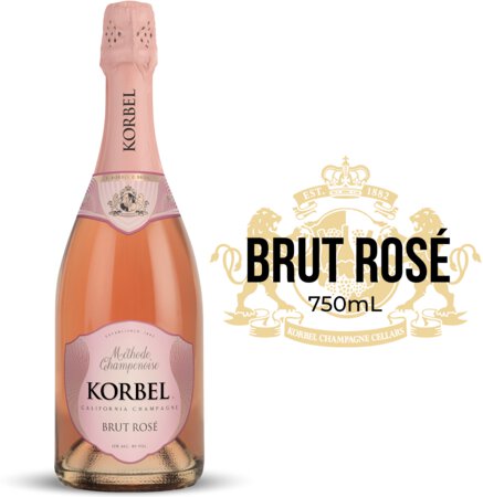 Korbel Brut Rosé California Champagne