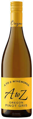 A To Z Wineworks Oregon Pinot Gris