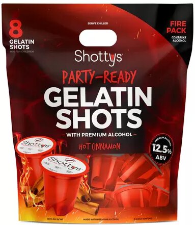 SHOTTYS GELATIN 8 SHOTS