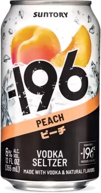 SUNTORY PEACH VODKA SELTZER RTD COCKTAIL CANS