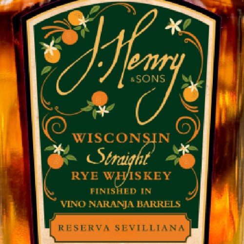 J Henry Vino De Naranja Finish Reserva Sevilana Rye Whiskey