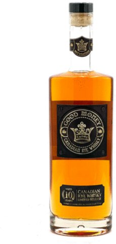 Good Money Year Old Canadian Rye Whiskey